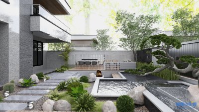 农村自建房后花园可以这么设计